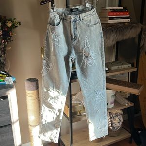 Akira Embroidered Jeans